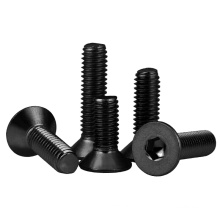 Grade 8.8 Hex Socket CSK head carbon steel screws bolts din 7991 for mechanical equipment